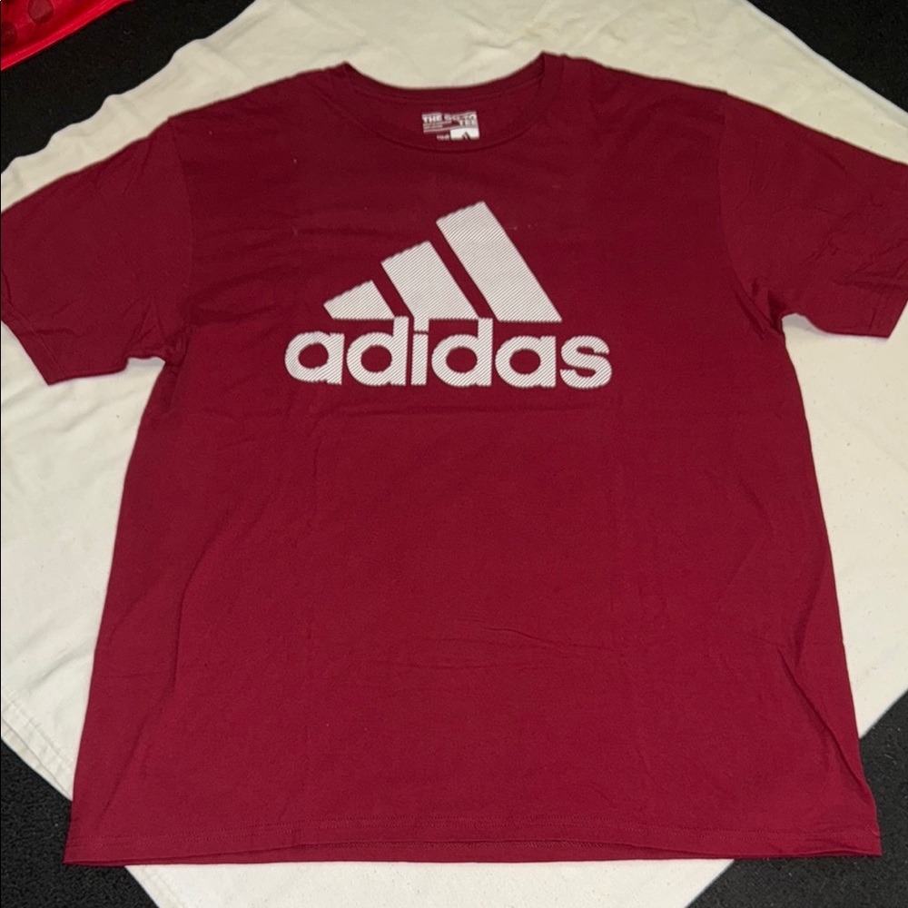 Adidas Men's Red T-Shirt